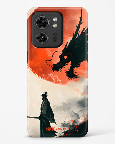 Dragon Samurai [BREATHE] Hard Case Phone Cover (Motorola)