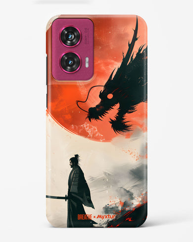 Dragon Samurai [BREATHE] Hard Case Phone Cover (Motorola)