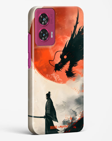 Dragon Samurai [BREATHE] Hard Case Phone Cover (Motorola)