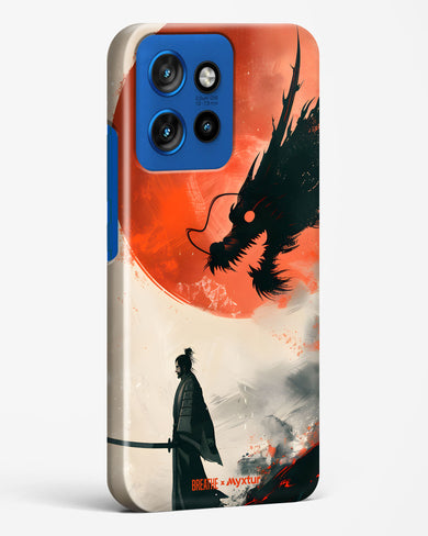 Dragon Samurai [BREATHE] Hard Case Phone Cover (Motorola)