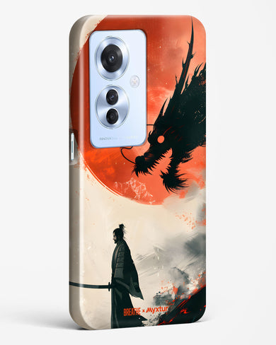 Dragon Samurai [BREATHE] Hard Case Phone Cover (Oppo)