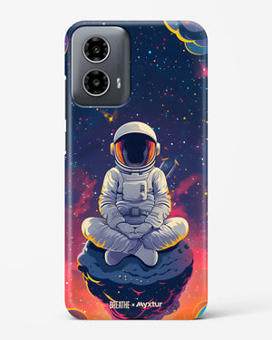 Galaxy at Peace [BREATHE] Hard Case Phone Cover (Motorola)