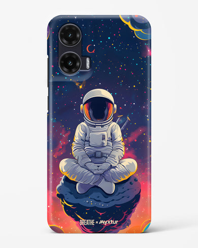 Galaxy at Peace [BREATHE] Hard Case Phone Cover (Motorola)