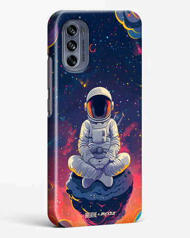 Galaxy at Peace [BREATHE] Hard Case Phone Cover (Motorola)
