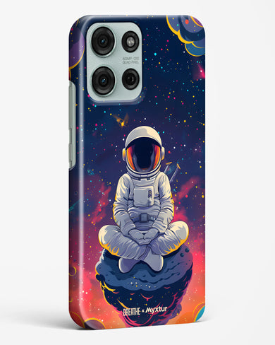 Galaxy at Peace [BREATHE] Hard Case Phone Cover (Motorola)