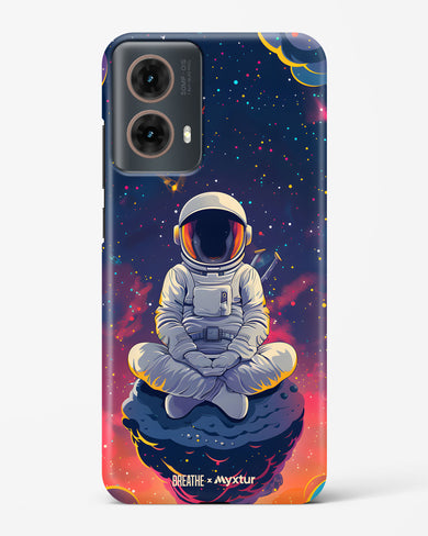 Galaxy at Peace [BREATHE] Hard Case Phone Cover (Motorola)