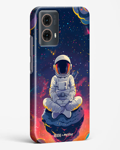 Galaxy at Peace [BREATHE] Hard Case Phone Cover (Motorola)