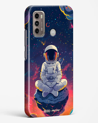 Galaxy at Peace [BREATHE] Hard Case Phone Cover (Motorola)