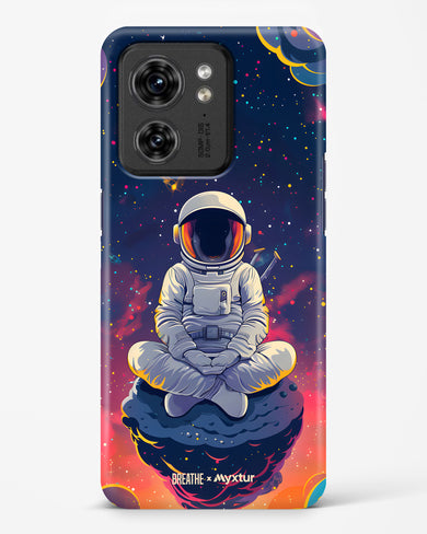 Galaxy at Peace [BREATHE] Hard Case Phone Cover (Motorola)