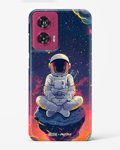 Galaxy at Peace [BREATHE] Hard Case Phone Cover (Motorola)