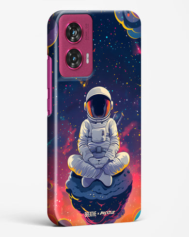 Galaxy at Peace [BREATHE] Hard Case Phone Cover (Motorola)