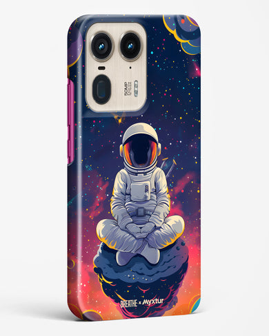 Galaxy at Peace [BREATHE] Hard Case Phone Cover (Motorola)