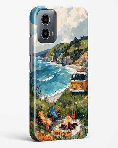 Glam Campsite [BREATHE] Hard Case Phone Cover (Motorola)