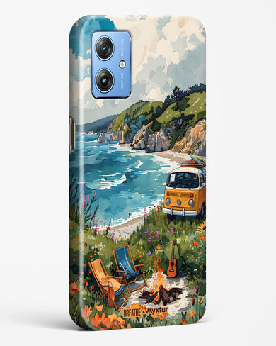 Glam Campsite [BREATHE] Hard Case Phone Cover (Motorola)