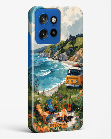 Glam Campsite [BREATHE] Hard Case Phone Cover (Motorola)