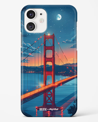 Golden Gate Bridge [BREATHE] Hard Case Phone Cover (Apple)