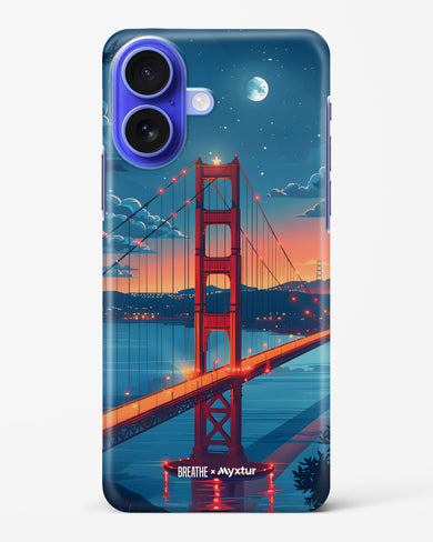 Golden Gate Bridge [BREATHE] Hard Case Phone Cover (Apple)