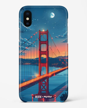 Golden Gate Bridge [BREATHE] Hard Case Phone Cover (Apple)