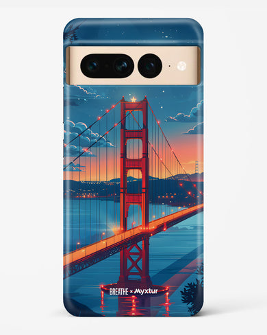 Golden Gate Bridge [BREATHE] Hard Case Phone Cover (Google)