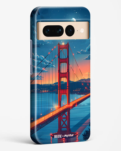 Golden Gate Bridge [BREATHE] Hard Case Phone Cover (Google)