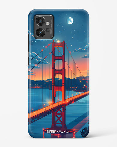 Golden Gate Bridge [BREATHE] Hard Case Phone Cover (Motorola)