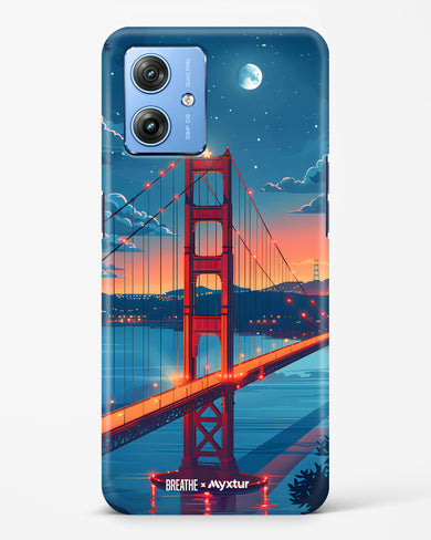 Golden Gate Bridge [BREATHE] Hard Case Phone Cover (Motorola)