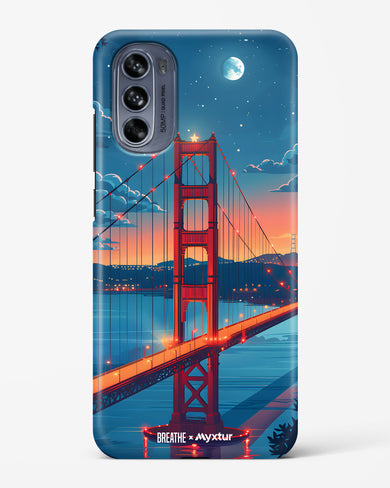 Golden Gate Bridge [BREATHE] Hard Case Phone Cover (Motorola)