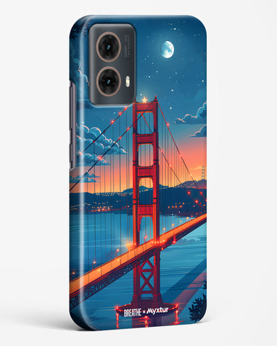 Golden Gate Bridge [BREATHE] Hard Case Phone Cover (Motorola)