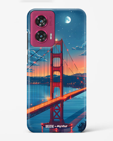 Golden Gate Bridge [BREATHE] Hard Case Phone Cover (Motorola)