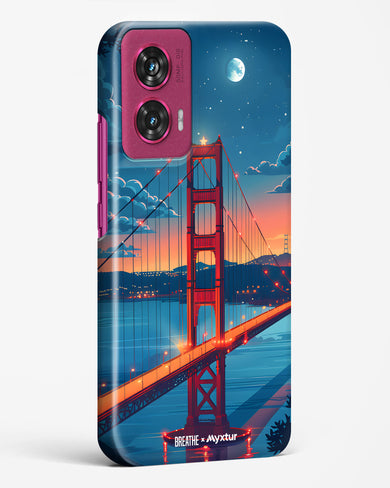 Golden Gate Bridge [BREATHE] Hard Case Phone Cover (Motorola)