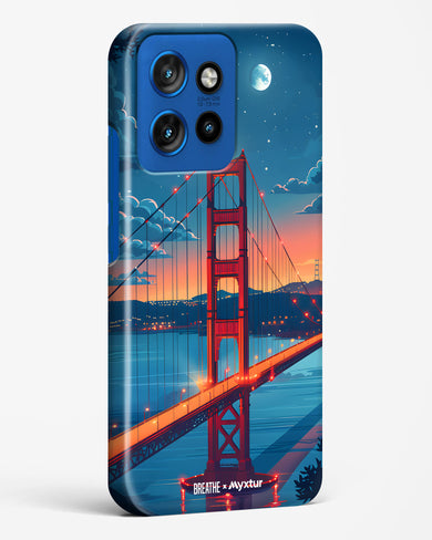 Golden Gate Bridge [BREATHE] Hard Case Phone Cover (Motorola)