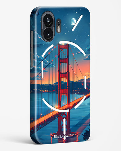 Golden Gate Bridge [BREATHE] Hard Case Phone Cover (Nothing)