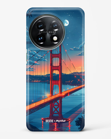 Golden Gate Bridge [BREATHE] Hard Case Phone Cover (OnePlus)