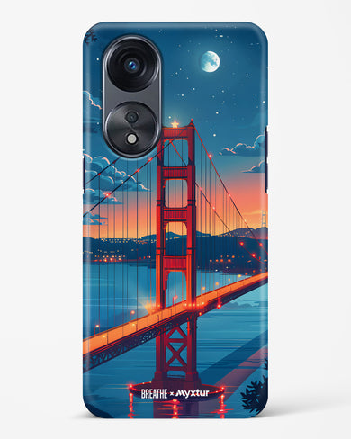 Golden Gate Bridge [BREATHE] Hard Case Phone Cover (Oppo)