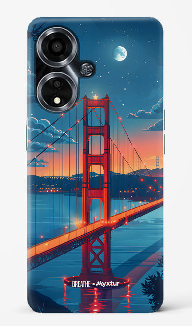 Golden Gate Bridge [BREATHE] Hard Case Phone Cover (Oppo)