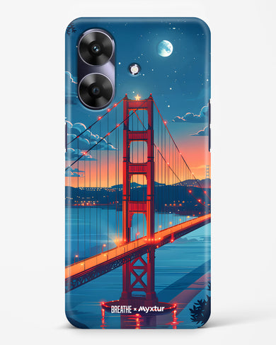 Golden Gate Bridge [BREATHE] Hard Case Phone Cover (Realme)