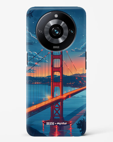 Golden Gate Bridge [BREATHE] Hard Case Phone Cover (Realme)