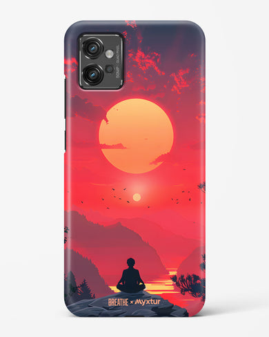 One with the World [BREATHE] Hard Case Phone Cover (Motorola)