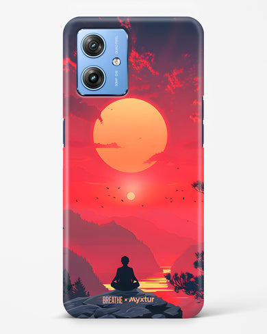 One with the World [BREATHE] Hard Case Phone Cover (Motorola)
