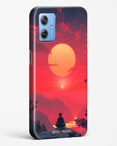 One with the World [BREATHE] Hard Case Phone Cover (Motorola)
