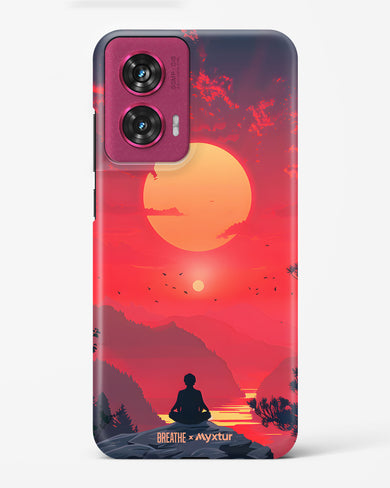 One with the World [BREATHE] Hard Case Phone Cover (Motorola)