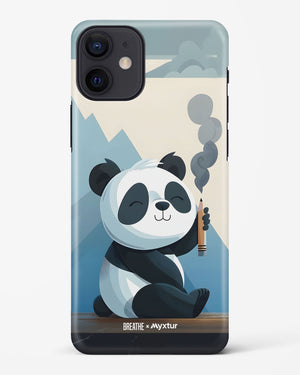 Pencil Panda Pal [BREATHE] Hard Case Phone Cover (Apple)