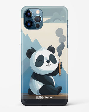 Pencil Panda Pal [BREATHE] Hard Case Phone Cover (Apple)