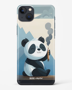 Pencil Panda Pal [BREATHE] Hard Case Phone Cover (Apple)