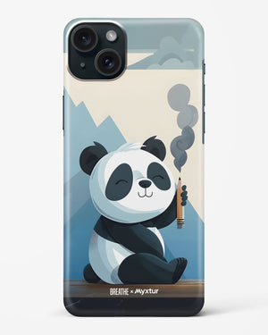 Pencil Panda Pal [BREATHE] Hard Case Phone Cover (Apple)