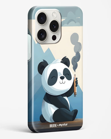 Pencil Panda Pal [BREATHE] Hard Case Phone Cover (Apple)