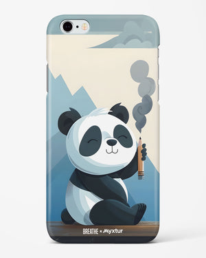 Pencil Panda Pal [BREATHE] Hard Case Phone Cover (Apple)