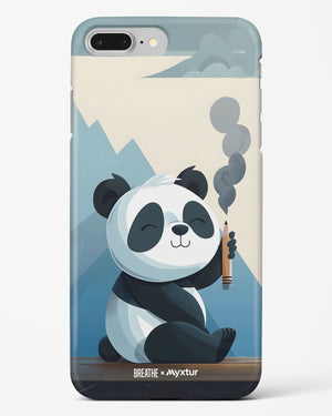Pencil Panda Pal [BREATHE] Hard Case Phone Cover (Apple)