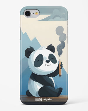Pencil Panda Pal [BREATHE] Hard Case Phone Cover (Apple)