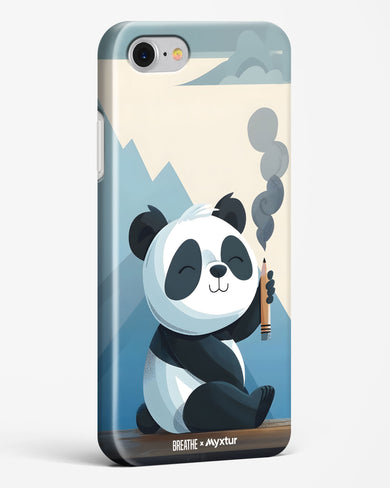 Pencil Panda Pal [BREATHE] Hard Case Phone Cover (Apple)